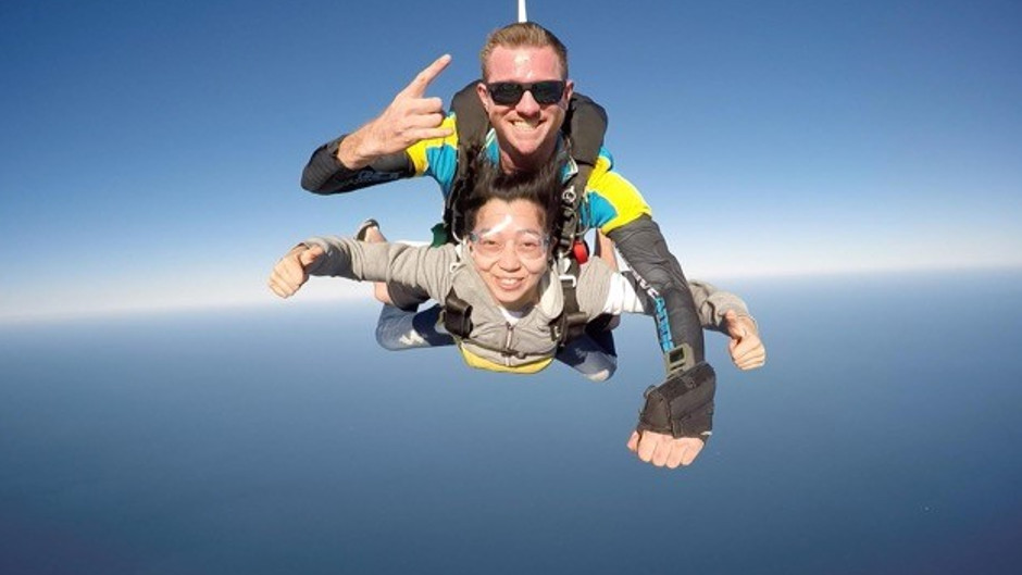 Tandem skydive over the beautiful Gold Coast, experience the thrill and enjoy the view. We even land on the beach!